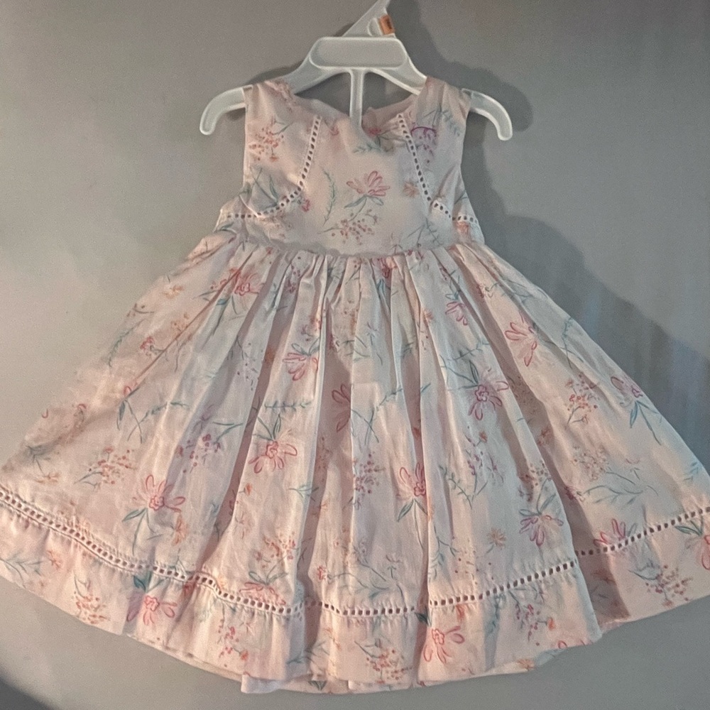 Tommy Bahama Pink Sleeveless Tiered Sundress